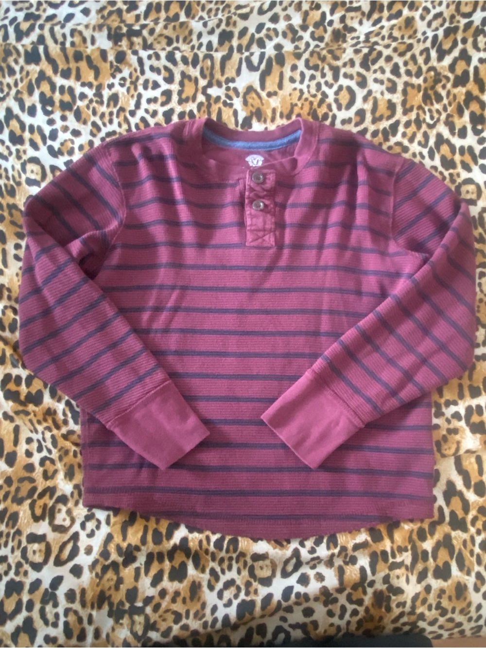 Vintage Grunge Striped Shirt